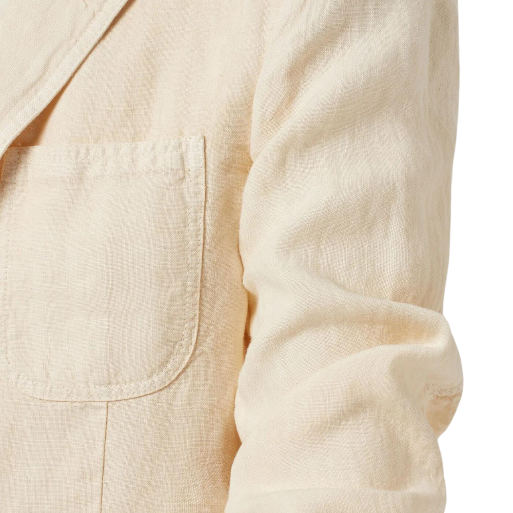 Benetti Linen Canvas Jacket in Summer Sand