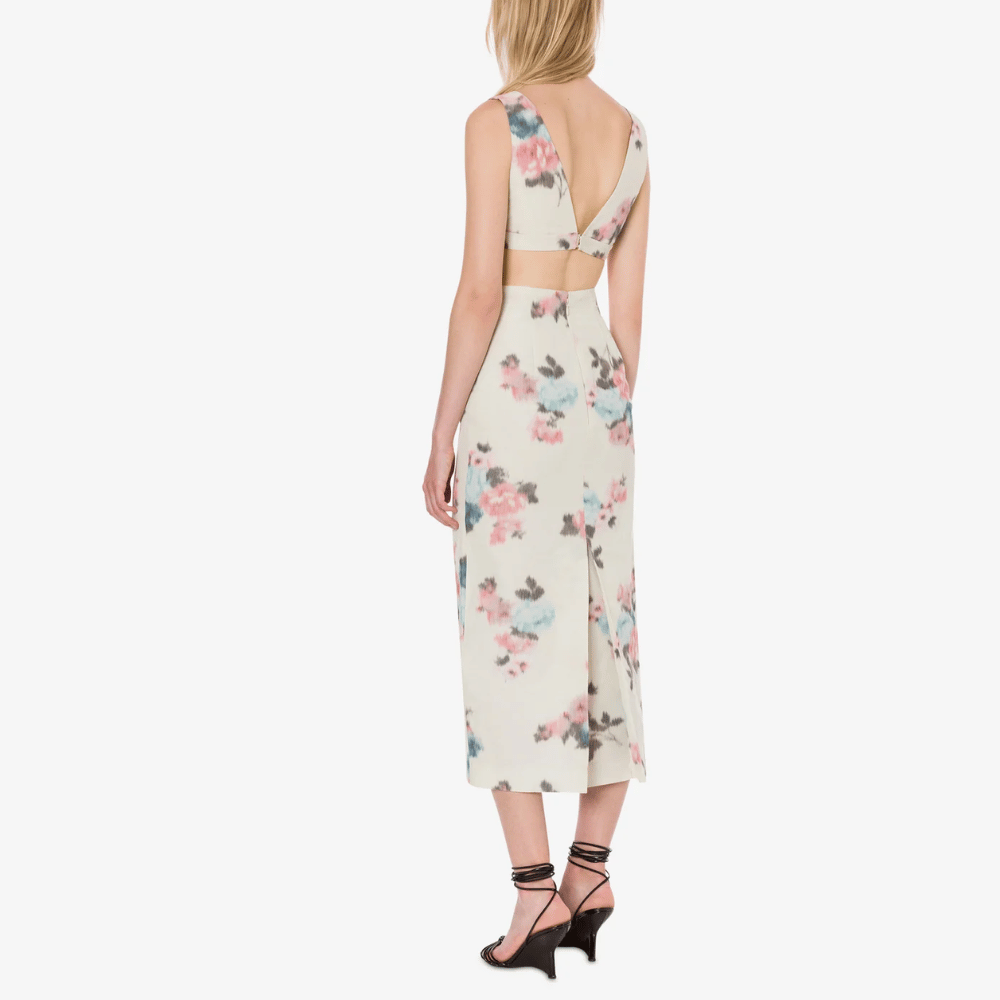 Philosophy di Lorenzo Serafini Philosophy Floral Taffeta Pencil Skirt, international luxury fashion brands available at Riada Concept Woollahra, Sydney Australia and online