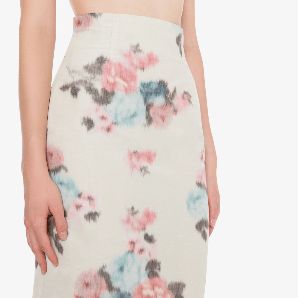 Philosophy di Lorenzo Serafini Philosophy Floral Taffeta Pencil Skirt, international luxury fashion brands available at Riada Concept Woollahra, Sydney Australia and online