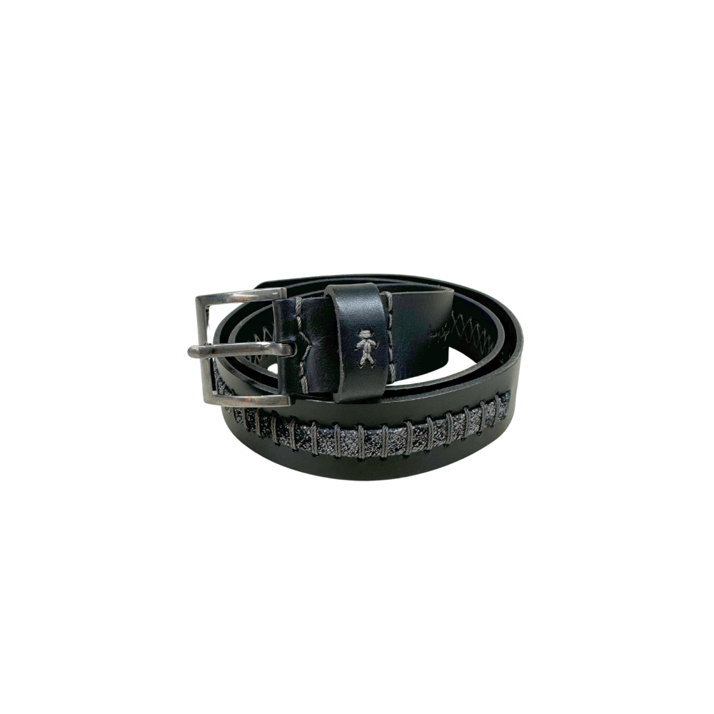 Belt New Malawie h.3 mat.bovine new lux in black/ash