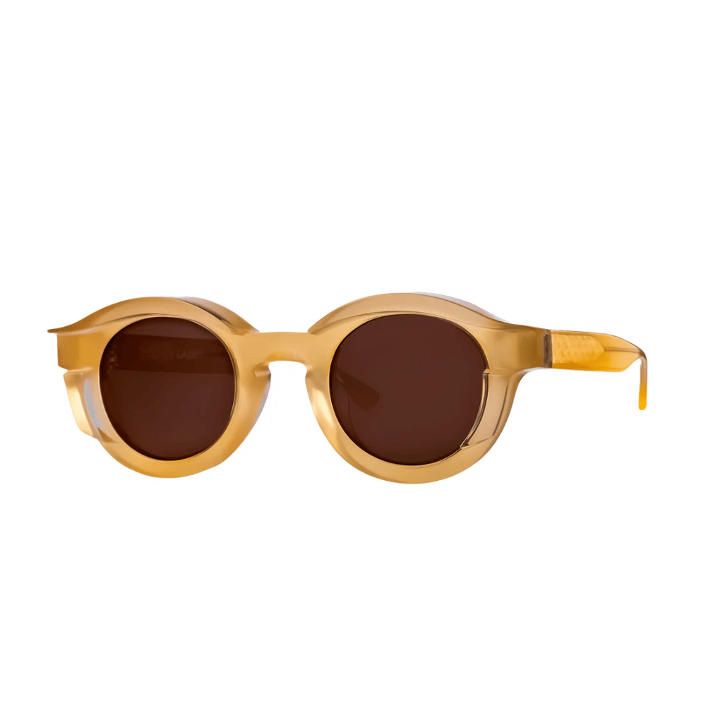 Thierry Lasry Slippery 46 Round Sunglasses in Beige 639 THIERRY LASRY Designer fashion shop online and in store High End fashion boutique Sydney Australia Riada Concept