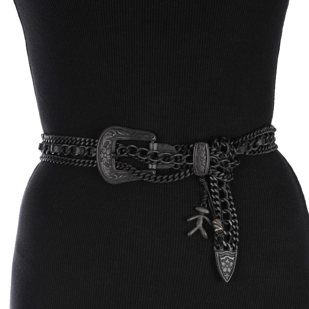 Iron Belt Catena in grey Canna Fucile