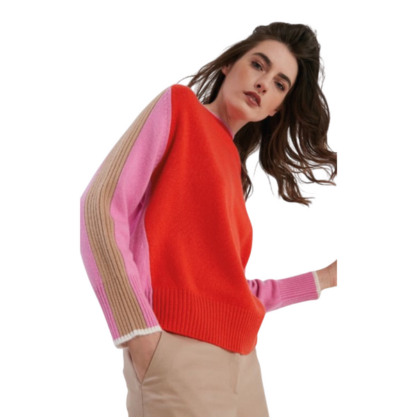 Sweater in Color block
