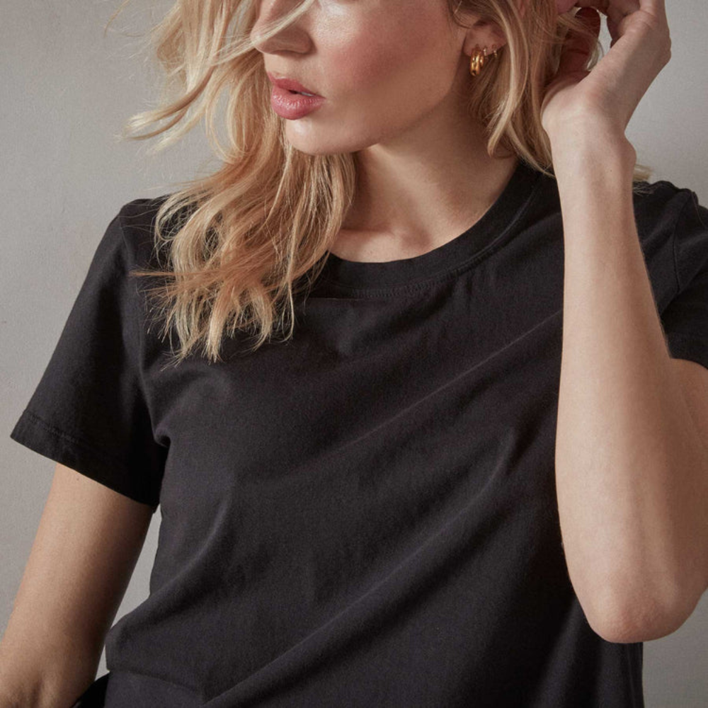 Vintage Little Boy Tee in Black