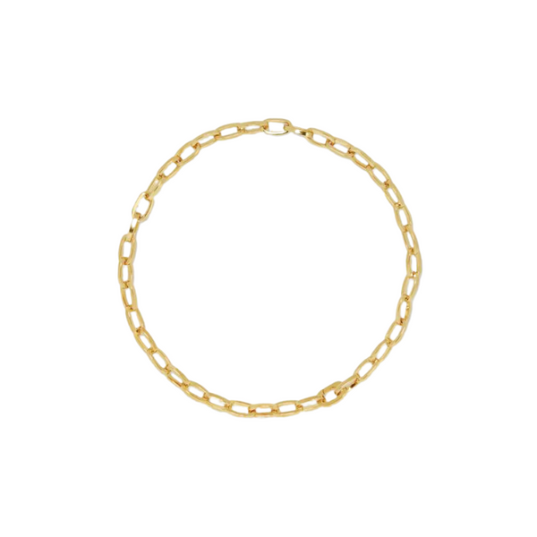 Cara Gold Plated Chain Necklace (40cm)