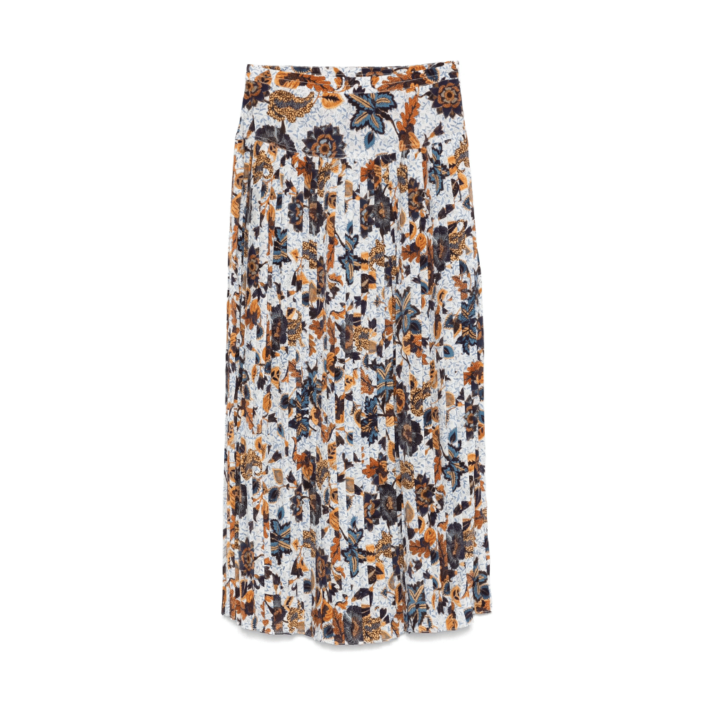Ulla Johnson Alexi Silk Midi Skirt in Jasmine Floral Print ULLA JOHNSON Designer fashion shop online and in store High End fashion boutique Sydney Australia Riada Concept