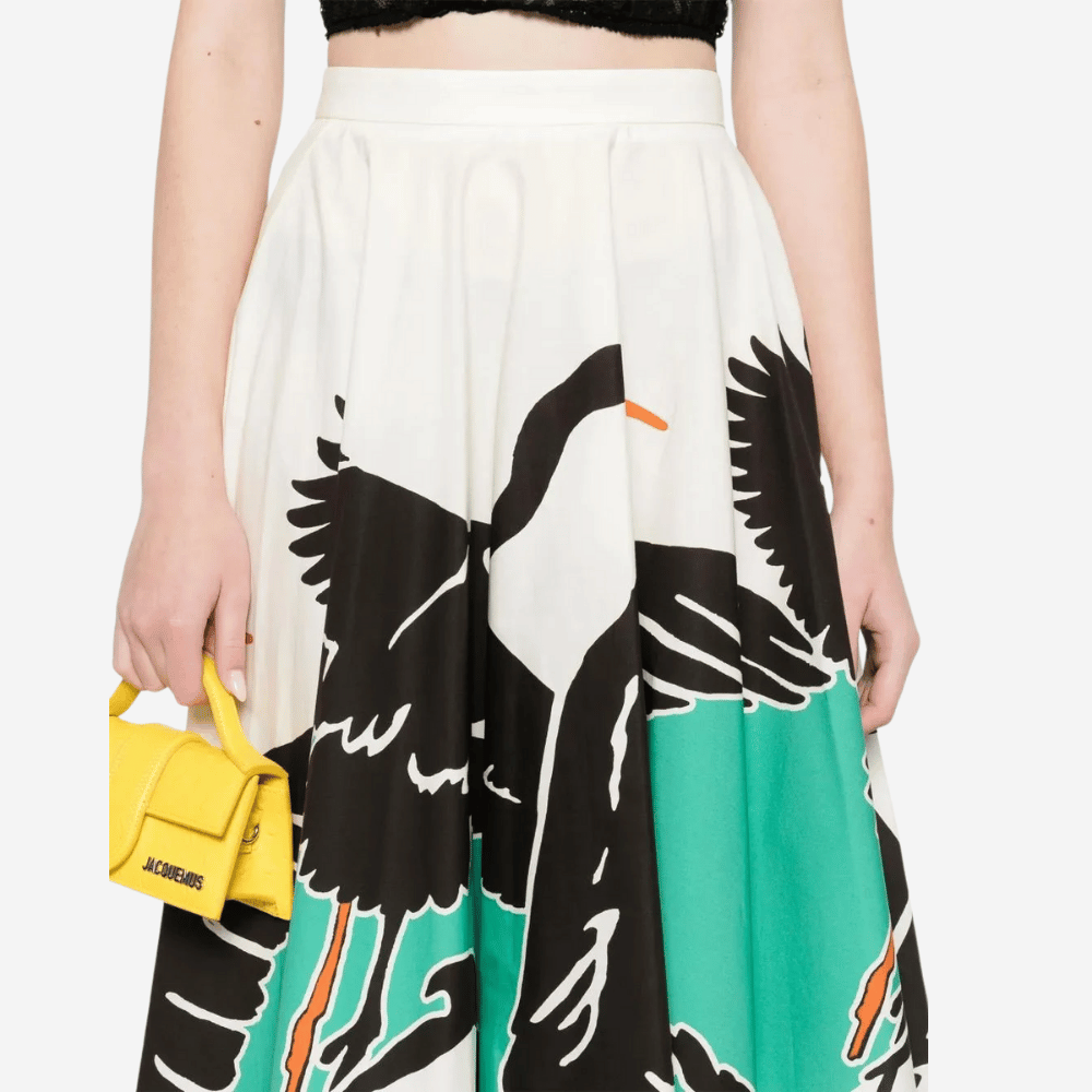 Sara Roka Tameka 85 Skirt in Black Heron – International designer fashion boutique Australia Riada Concept Woollahra