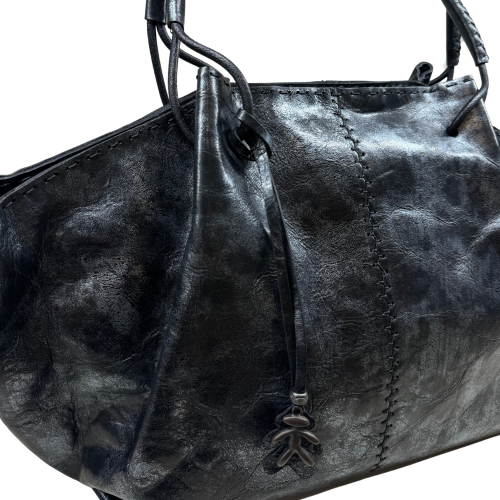 Henry Beguelin Large Shoulder Black Handbag