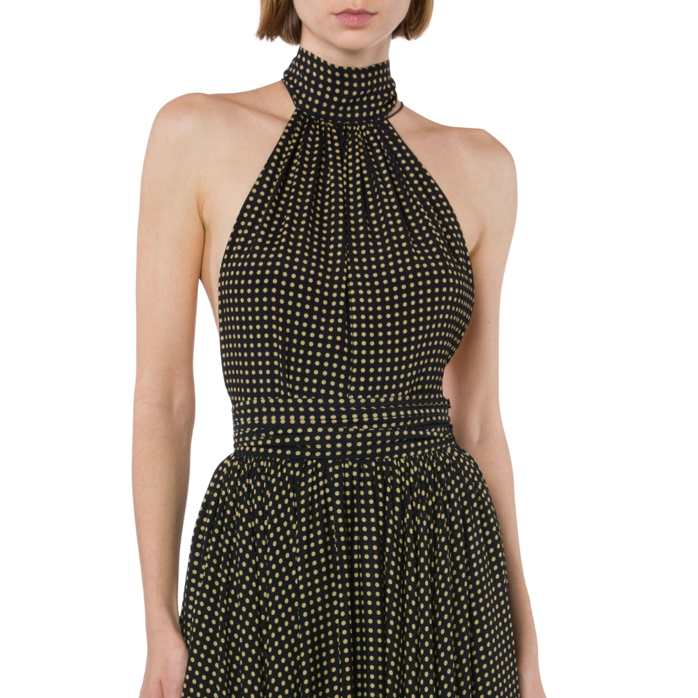 Bodysuit in fantasy print black