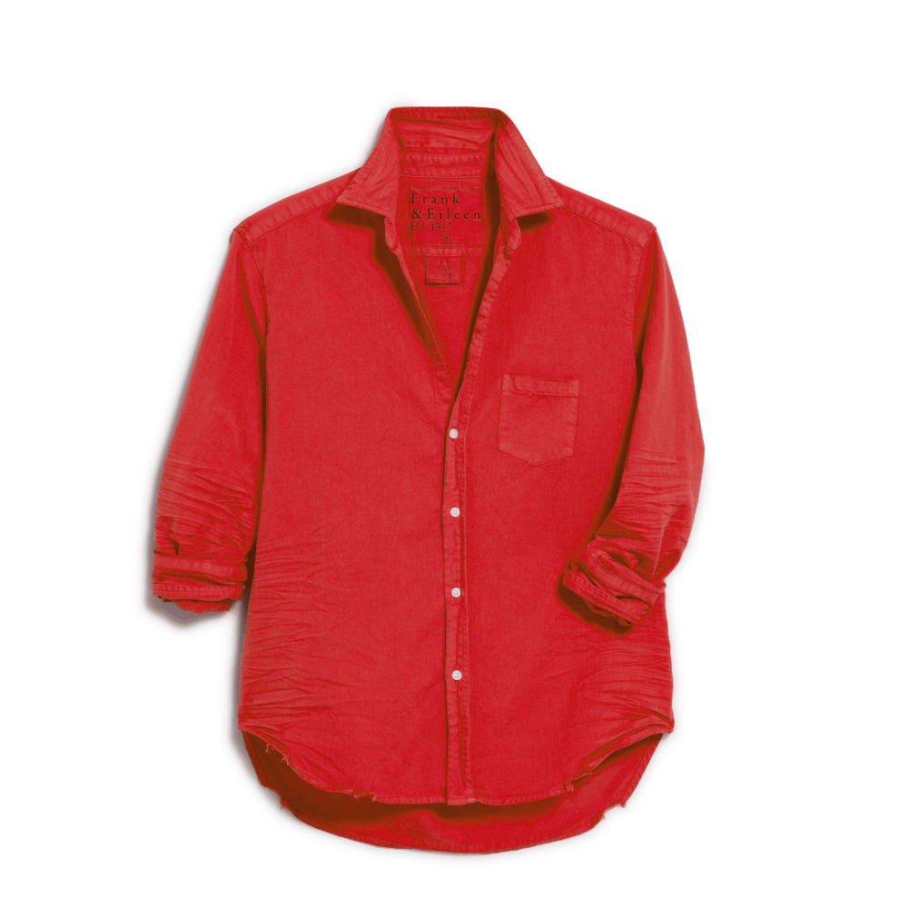Frank & Eileen Eileen Relaxed Button-Up Shirt in Saffron Red Shop Frank & Eileen online in Australia at Riada Concept – official stockist of Frank & Eileen shirts, dresses, and linen pants. Discover timeless, premium women's fashion with fast shipping from Sydney.