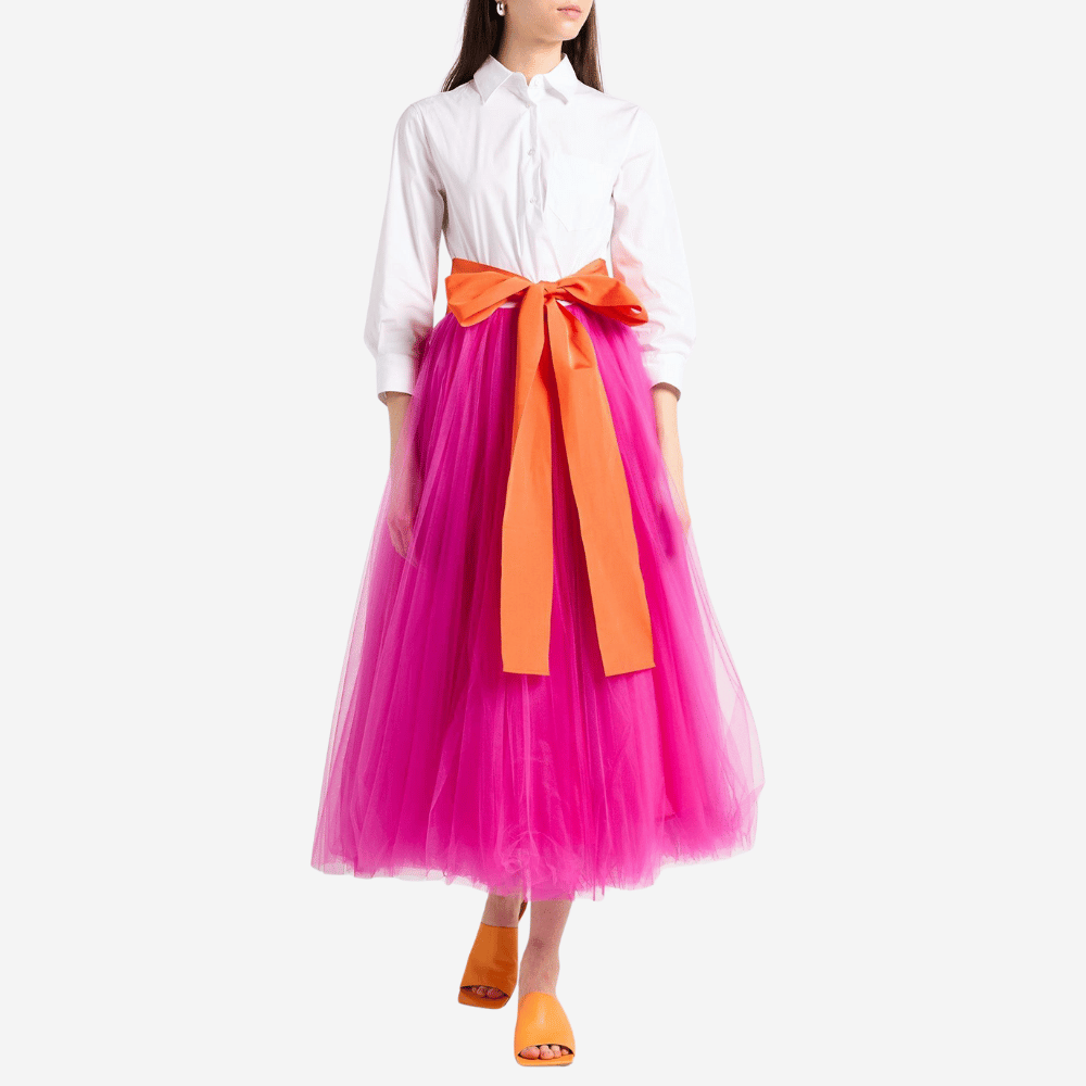 Sara Roka Tangerine Ribbon Belt – International designer fashion boutique Australia Riada Concept Woollahra