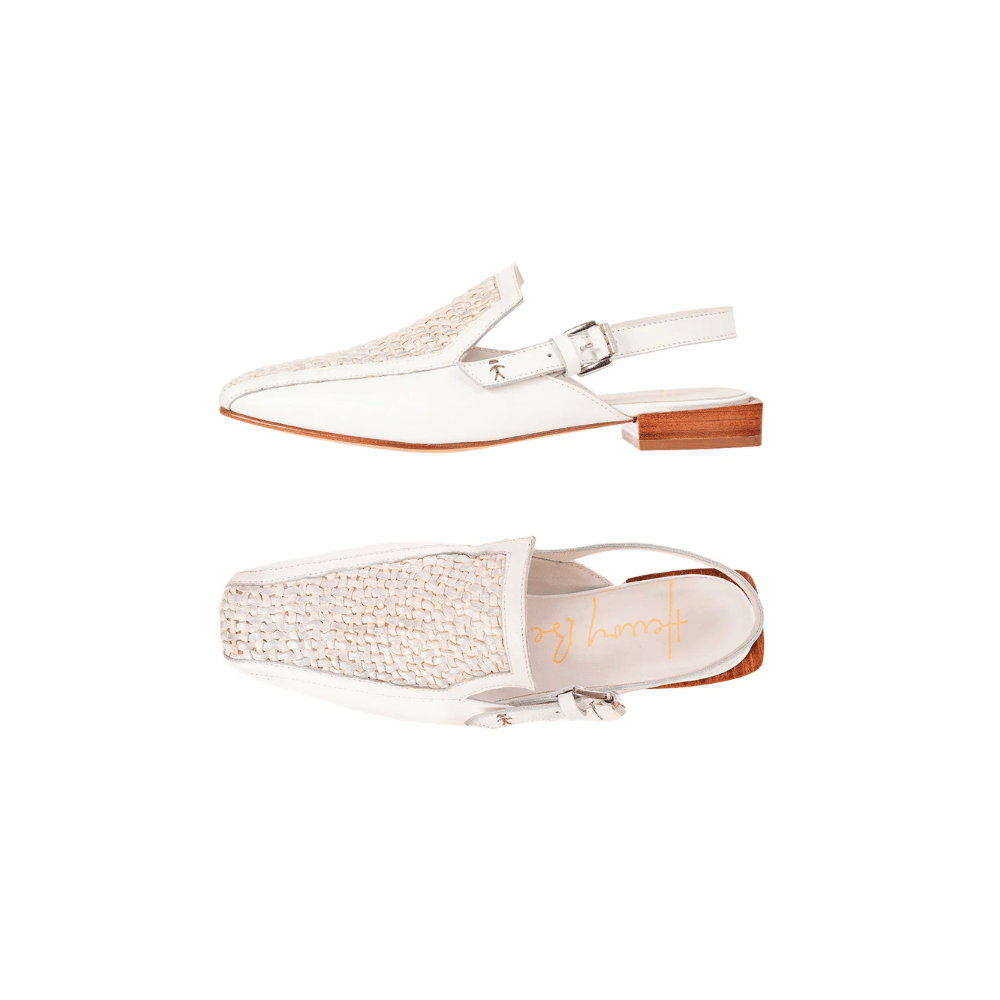 Henry Beguelin Mousse Intreccio Moccasin in Madreperla Gesso HENRY BEGUELIN Designer fashion handbags shop online and in store High End fashion boutique Sydney Australia Riada Concept