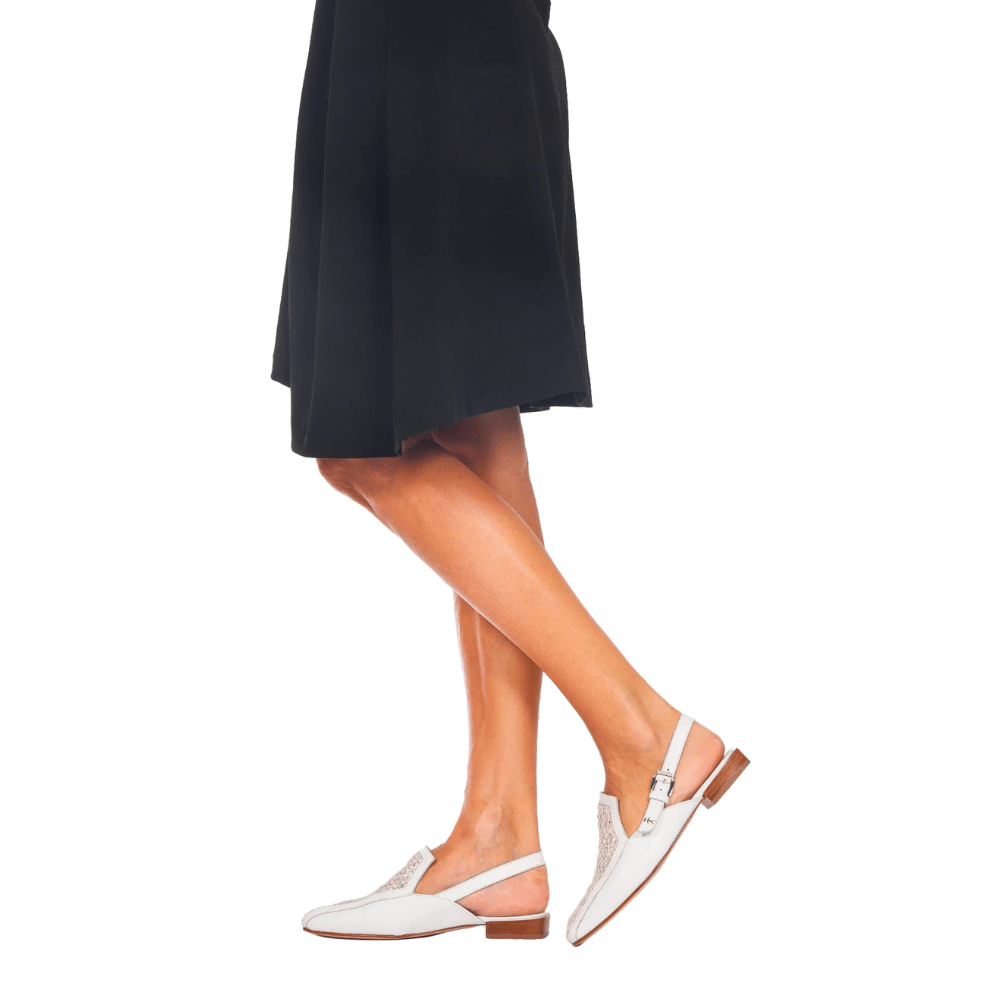 Henry Beguelin Mousse Intreccio Moccasin in Madreperla Gesso HENRY BEGUELIN Designer fashion handbags shop online and in store High End fashion boutique Sydney Australia Riada Concept