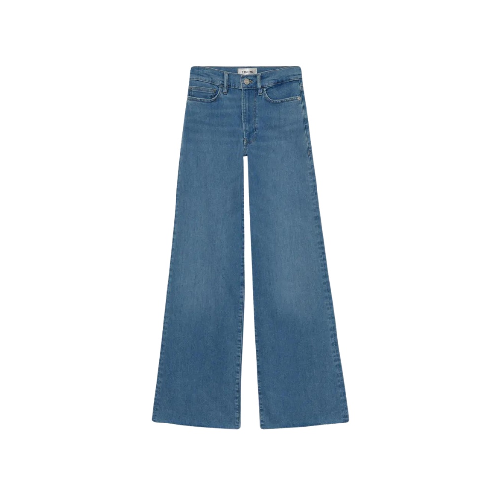 Le Slim Palazzo Raw Fray in Clearwater