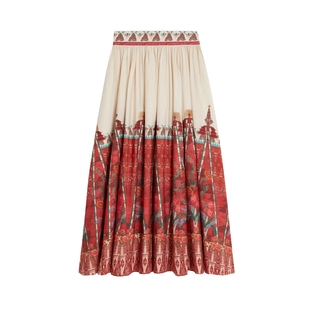 Ombretta Saladin skirt in Red