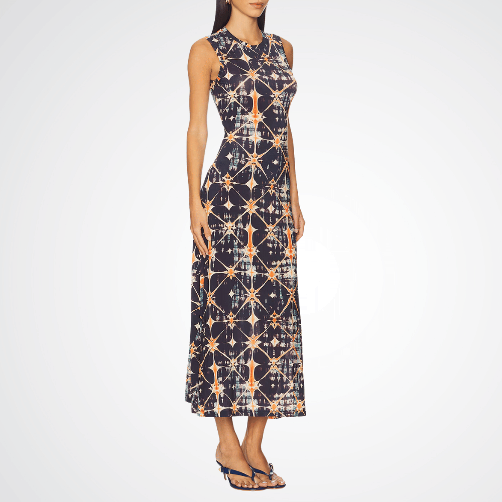 Ulla Johnson Orla Sleeveless Pull-On Midi Dress in Phoenix ULLA JOHNSON Designer fashion shop online and in store High End fashion boutique Sydney Australia Riada Concept