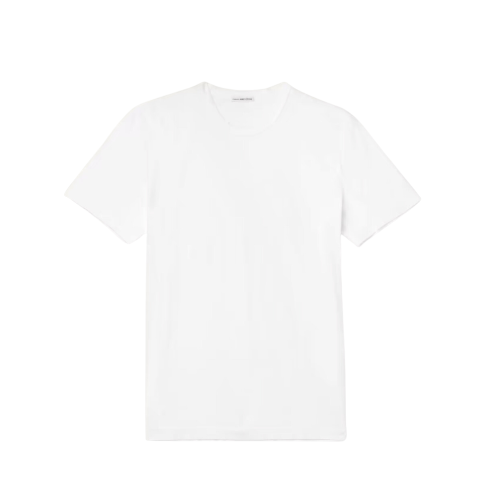 James Perse Short Sleeve Crew Neck in White