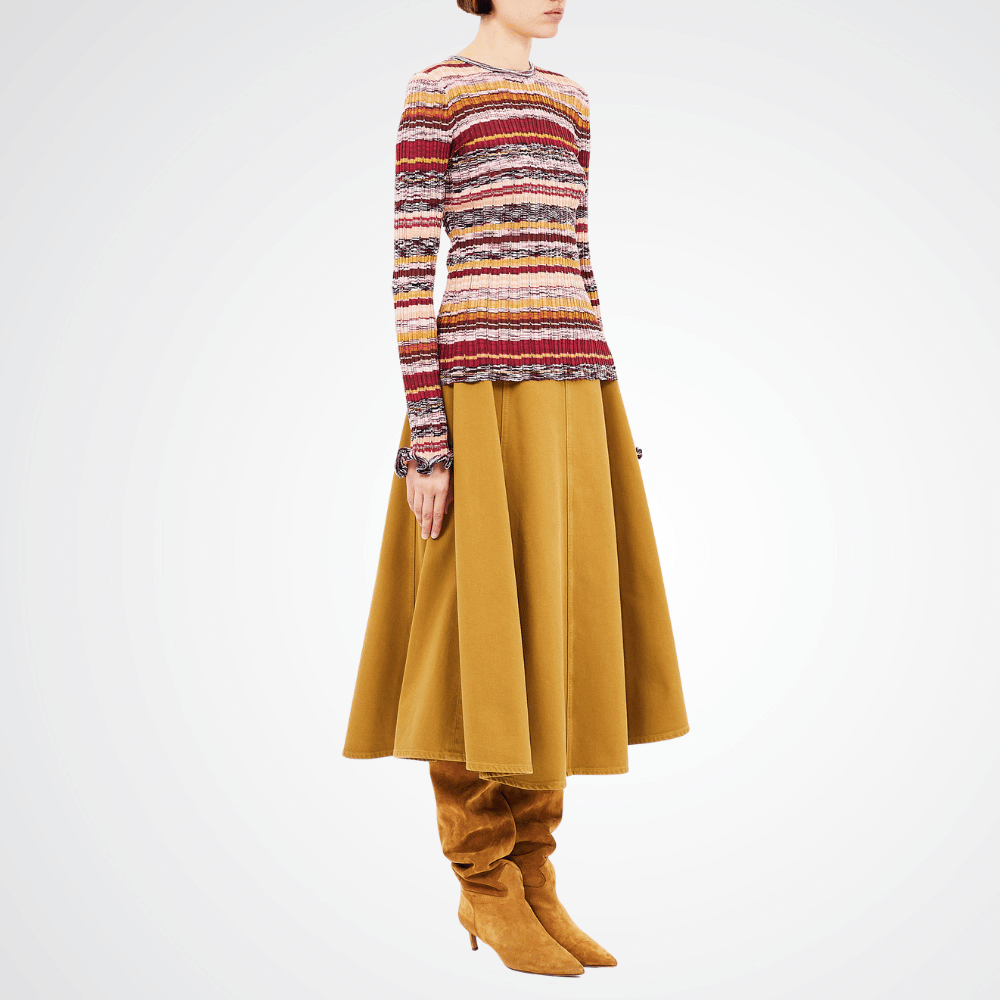 Ulla Johnson Maci Long Sleeve Knit Pullover in Prism ULLA JOHNSON Designer fashion shop online and in store High End fashion boutique Sydney Australia Riada Concept