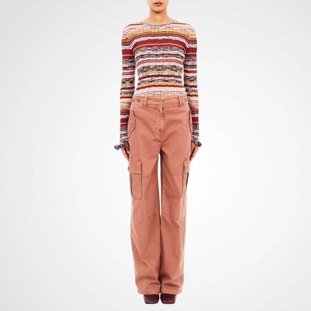 Ulla Johnson Maci Long Sleeve Knit Pullover in Prism ULLA JOHNSON Designer fashion shop online and in store High End fashion boutique Sydney Australia Riada Concept