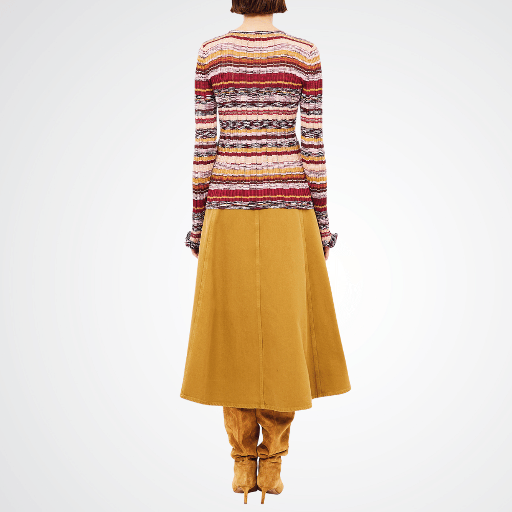 Ulla Johnson Maci Long Sleeve Knit Pullover in Prism ULLA JOHNSON Designer fashion shop online and in store High End fashion boutique Sydney Australia Riada Concept