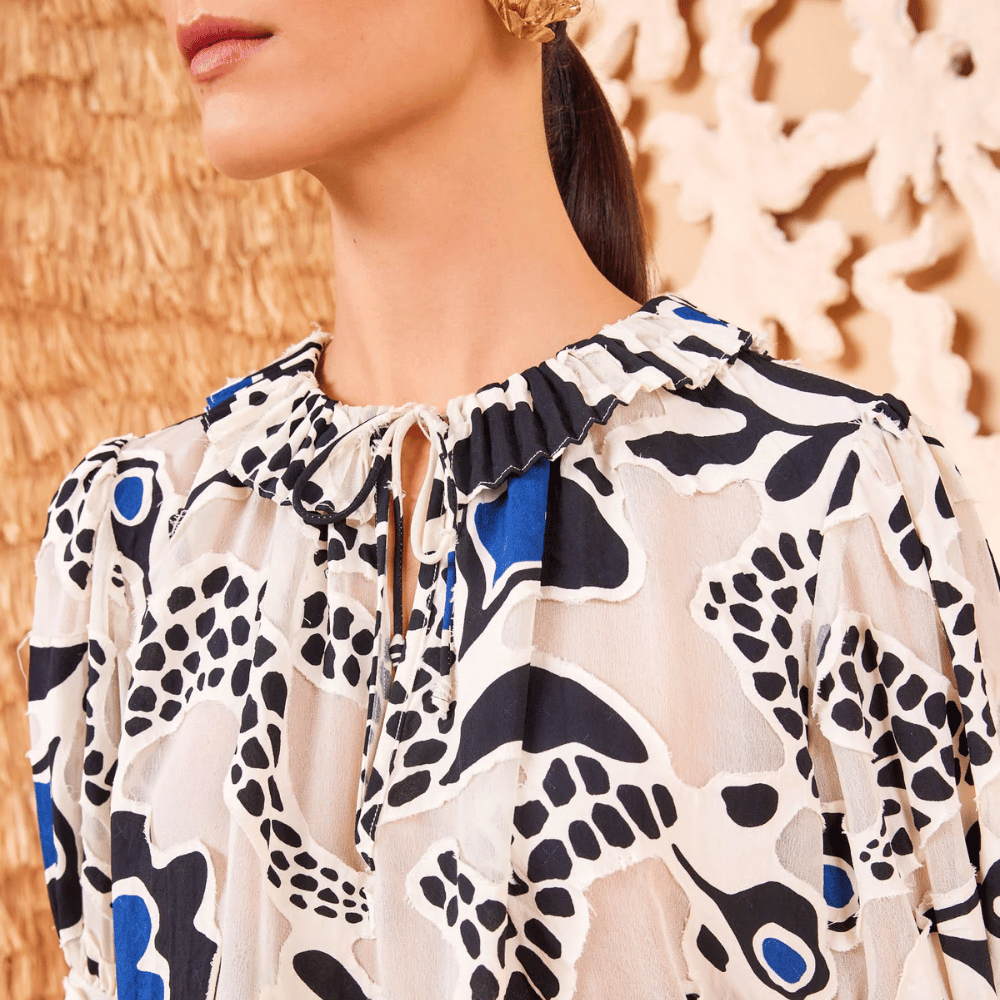 Ulla Johnson Marcella Top in Porcelain