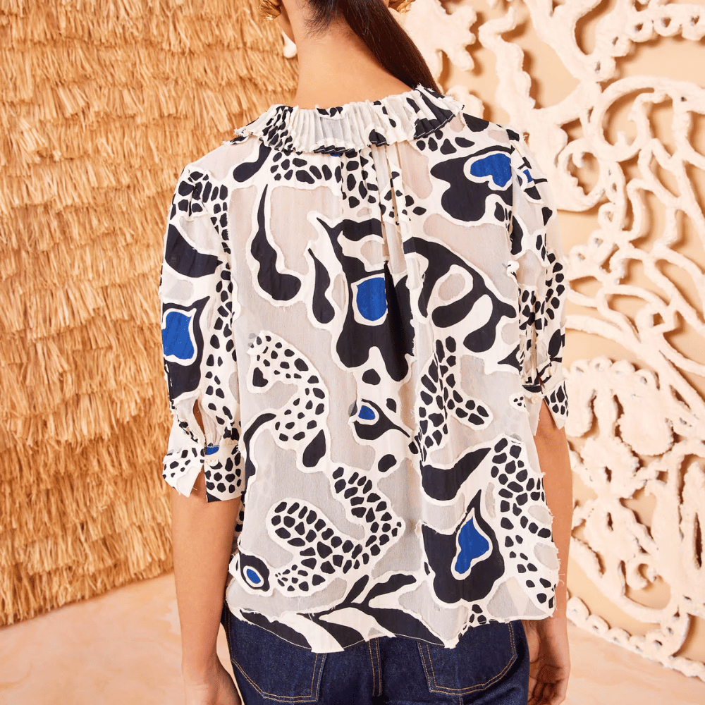 Ulla Johnson Marcella Top in Porcelain