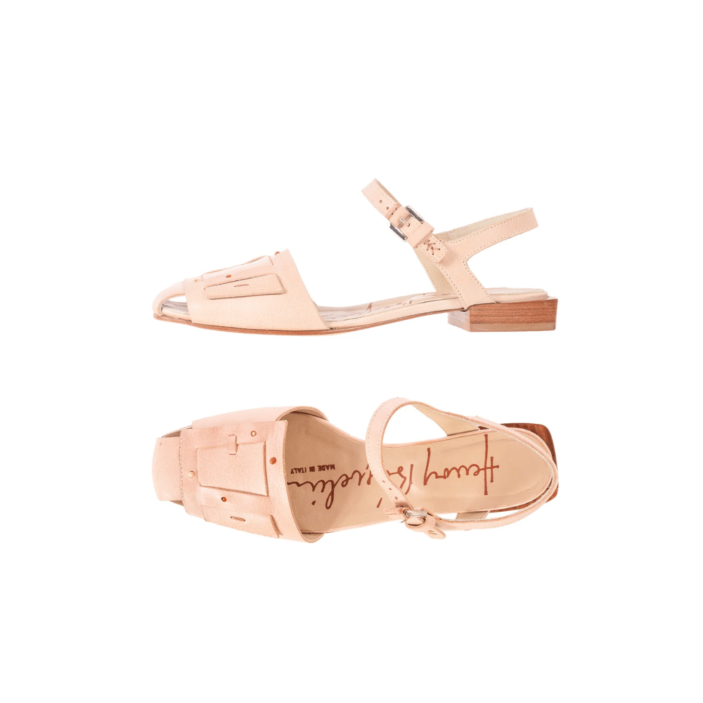 Henry Beguelin Sbiancato Mary Jane Sandal in Beige HENRY BEGUELIN Designer fashion handbags shop online and in store High End fashion boutique Sydney Australia Riada Concept