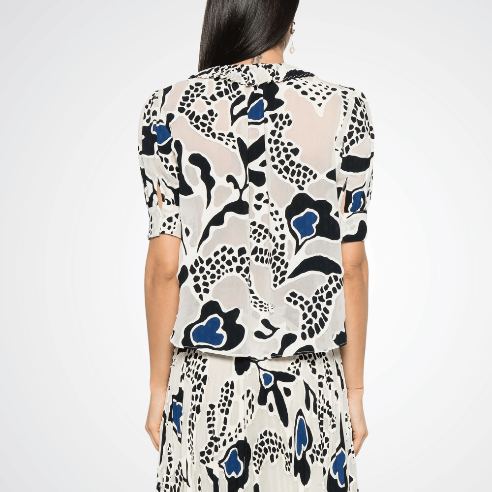 Ulla Johnson Marcella Top in Porcelain