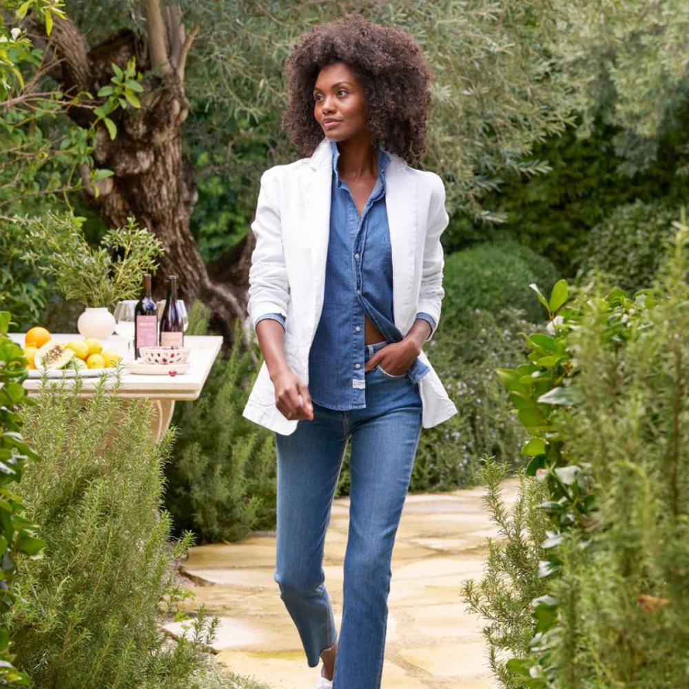 Dublin Tailored Blazer in white