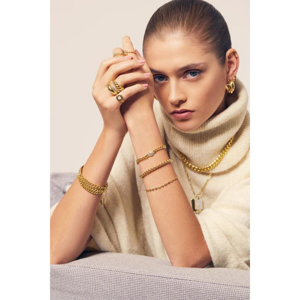 Gilda Gold Plated Chain Bracelet