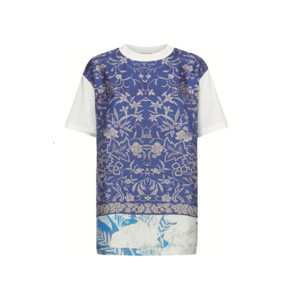 Aloe printed shirt in blue