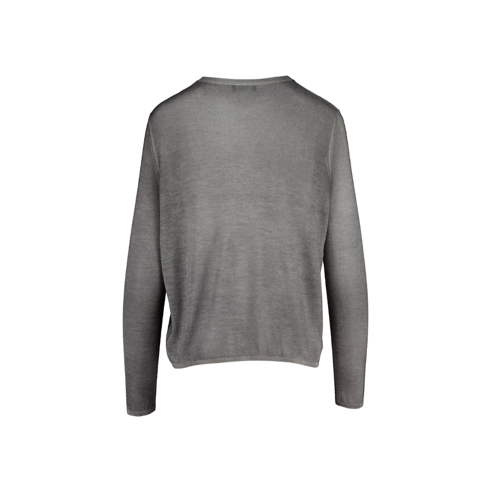 Avant Toi Hand-Painted Cashmere Silk Round Neck Pullover in Fango – International designer fashion boutique Australia Riada Concept Woollahra