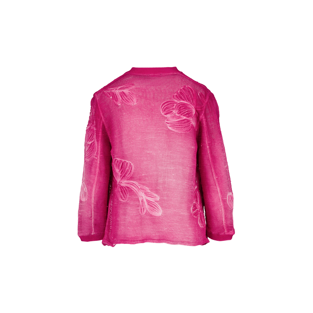 Avant Toi Hand-Painted Linen Cotton Net Embroidered Jacket in Sichuan – International designer fashion boutique Australia Riada Concept Woollahra
