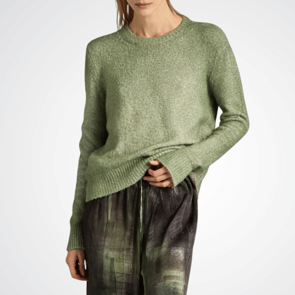 Avant Toi Reversible Cotton Bicolour Pullover in Brughiera and Mushroom Avant Toi Luxury knitwear stockist Australia Riada Concept online Sydney Designer fashion shop online and in store High End fashion boutique Sydney Australia Riada Concept