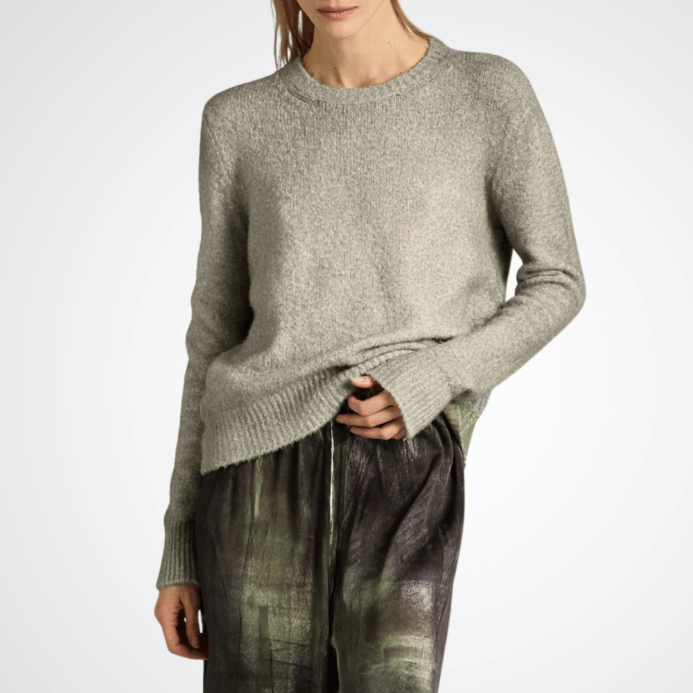 Avant Toi Reversible Cotton Bicolour Pullover in Brughiera and Mushroom Avant Toi Luxury knitwear stockist Australia Riada Concept online Sydney Designer fashion shop online and in store High End fashion boutique Sydney Australia Riada Concept