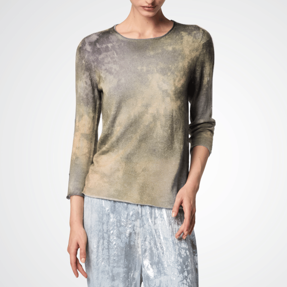 Avant Toi Knitted Cashmere Pullover in Noce Moscata Avant Toi Carioca Effect Round Neck Fitted Pullover in Nutmeg Avant Toi Luxury knitwear stockist Australia Riada Concept online Sydney Designer fashion shop online and in store High End fashion boutique Sydney Australia Riada Concept