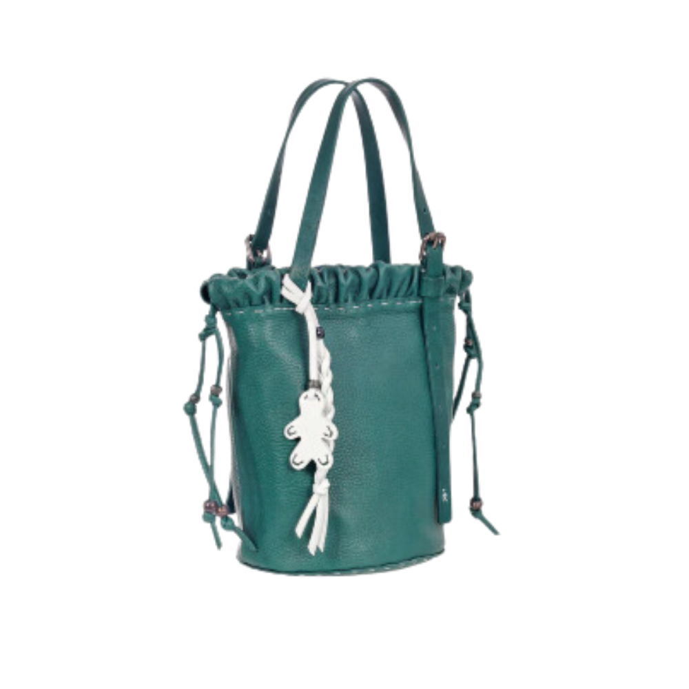 Henry Beguelin Bag Secchiello Arricciato in Ottanio