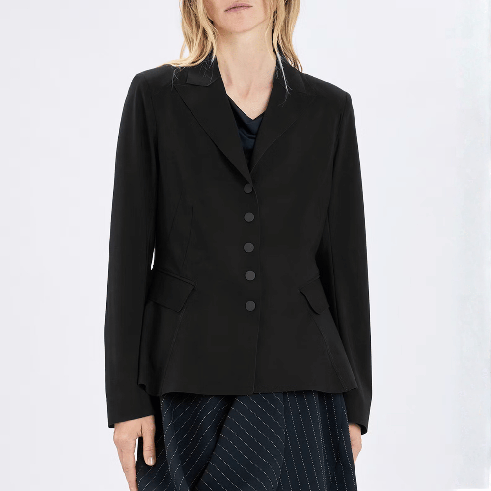 HIGH Everyday Couture Blogger Single-Breasted Jacket in Black - International designer fashion boutique Australia Riada Concept Woollahra