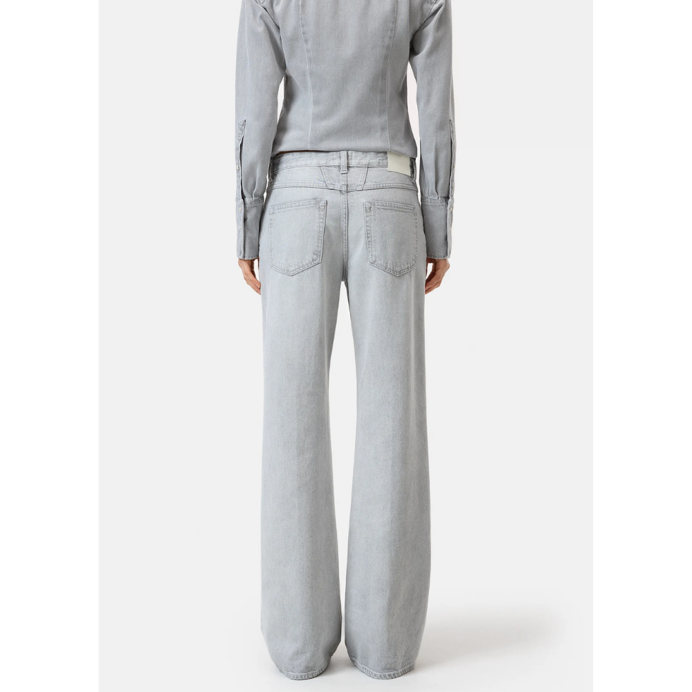 Wide Jeans Gillan in Light Grey