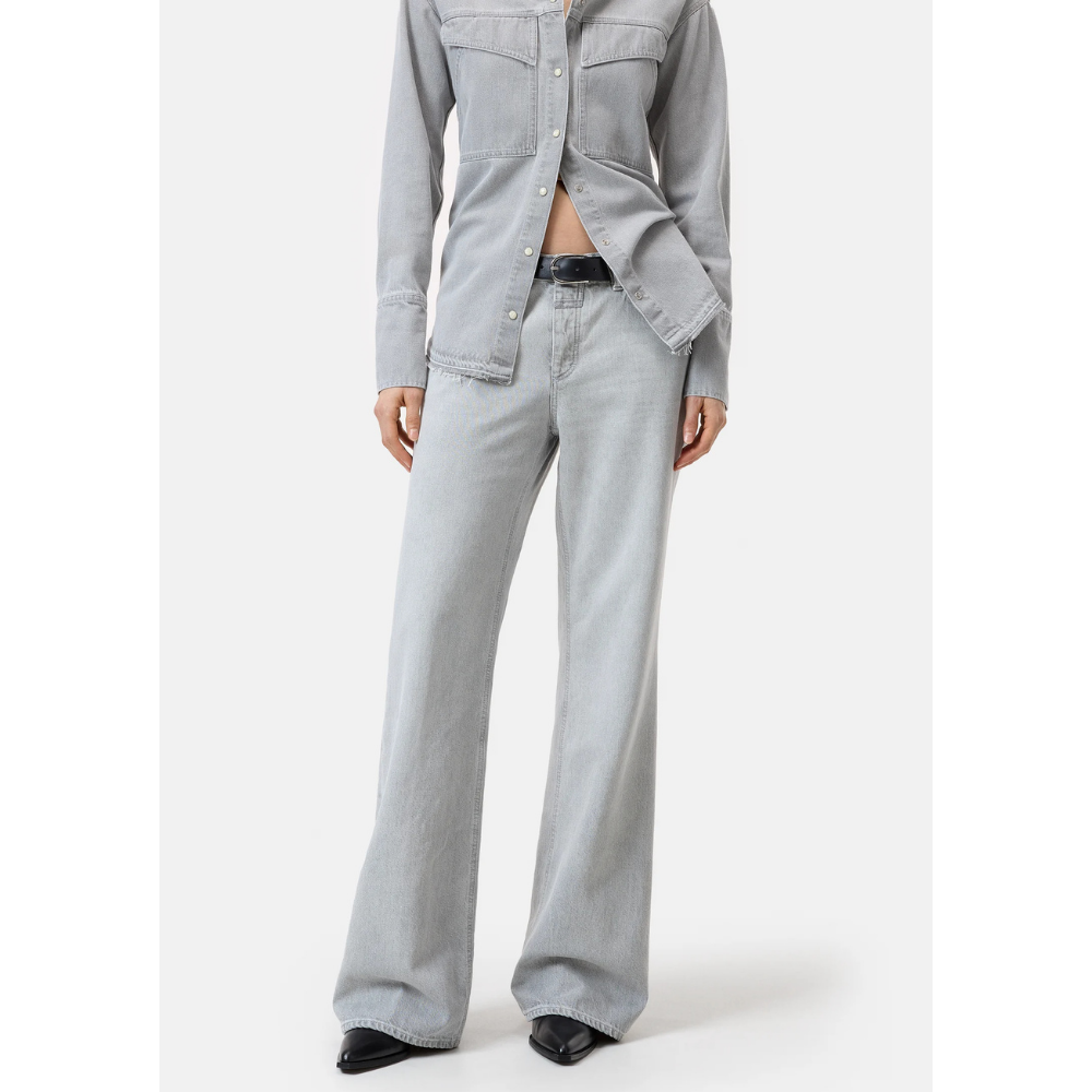 Wide Jeans Gillan in Light Grey