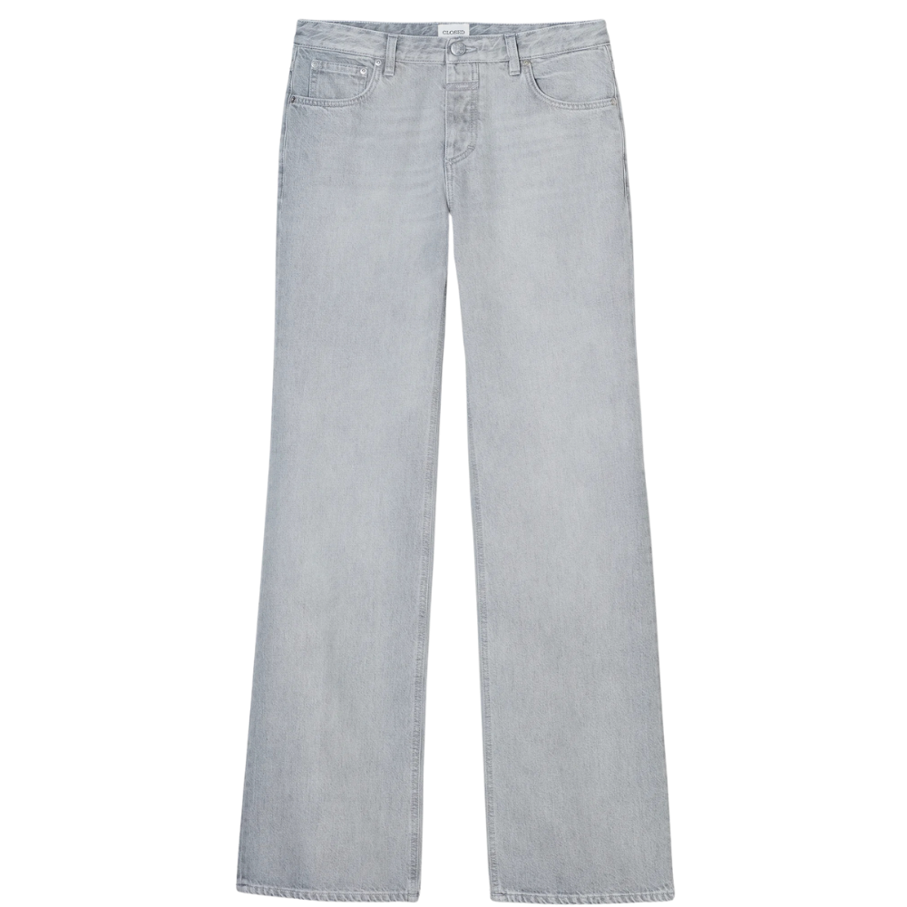 Wide Jeans Gillan in Light Grey