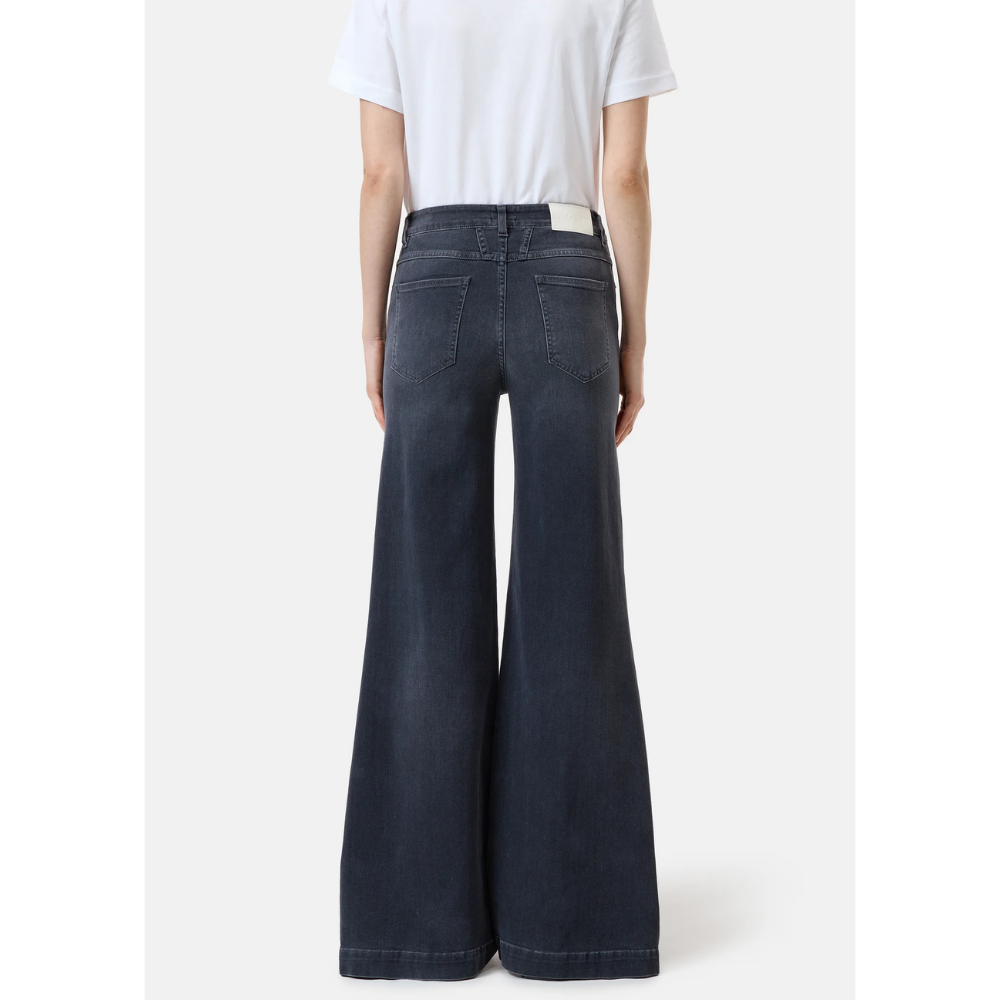 Wide Jeans Glow up in Dark Grey