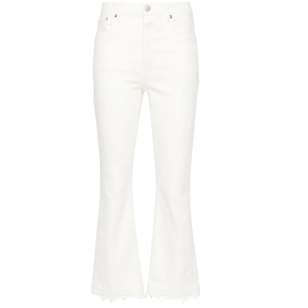 Hi Sun Mid Rise Skinny Jeans in Ivory