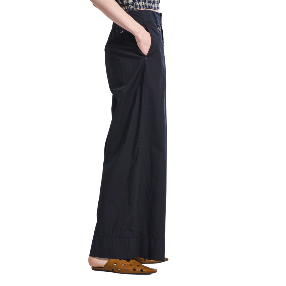 HIGH Directive Wide-Leg Palazzo Pants in Black HIGH OFFICIAL Designer fashion shop online and in store High End fashion boutique Sydney Australia Riada Concept