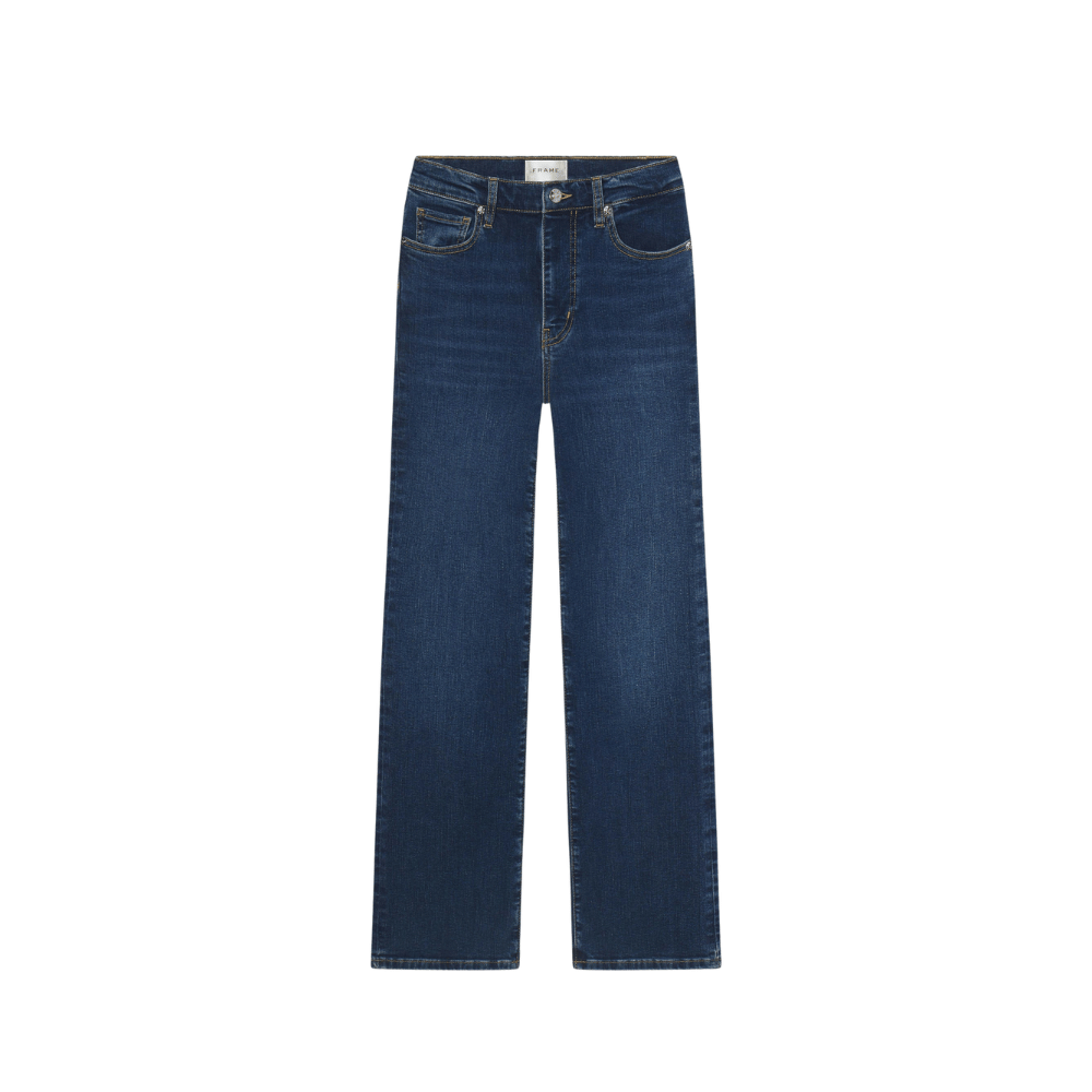 FRAME Le Sleek Straight High Rise Ankle Jeans in Femma FRAME DENIM Designer fashion shop online and in store High End fashion boutique Sydney Australia Riada Concept