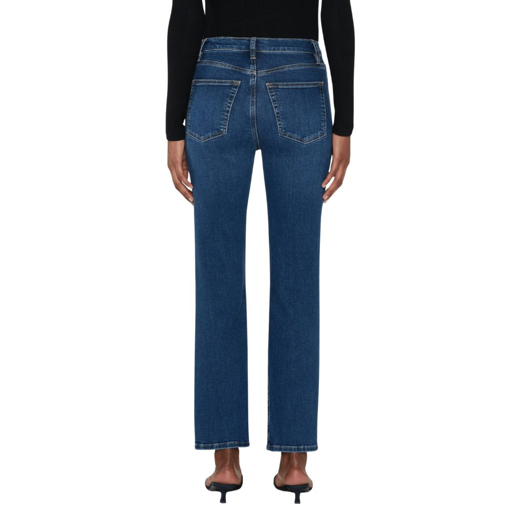 FRAME Le Sleek Straight High Rise Ankle Jeans in Femma FRAME DENIM Designer fashion shop online and in store High End fashion boutique Sydney Australia Riada Concept