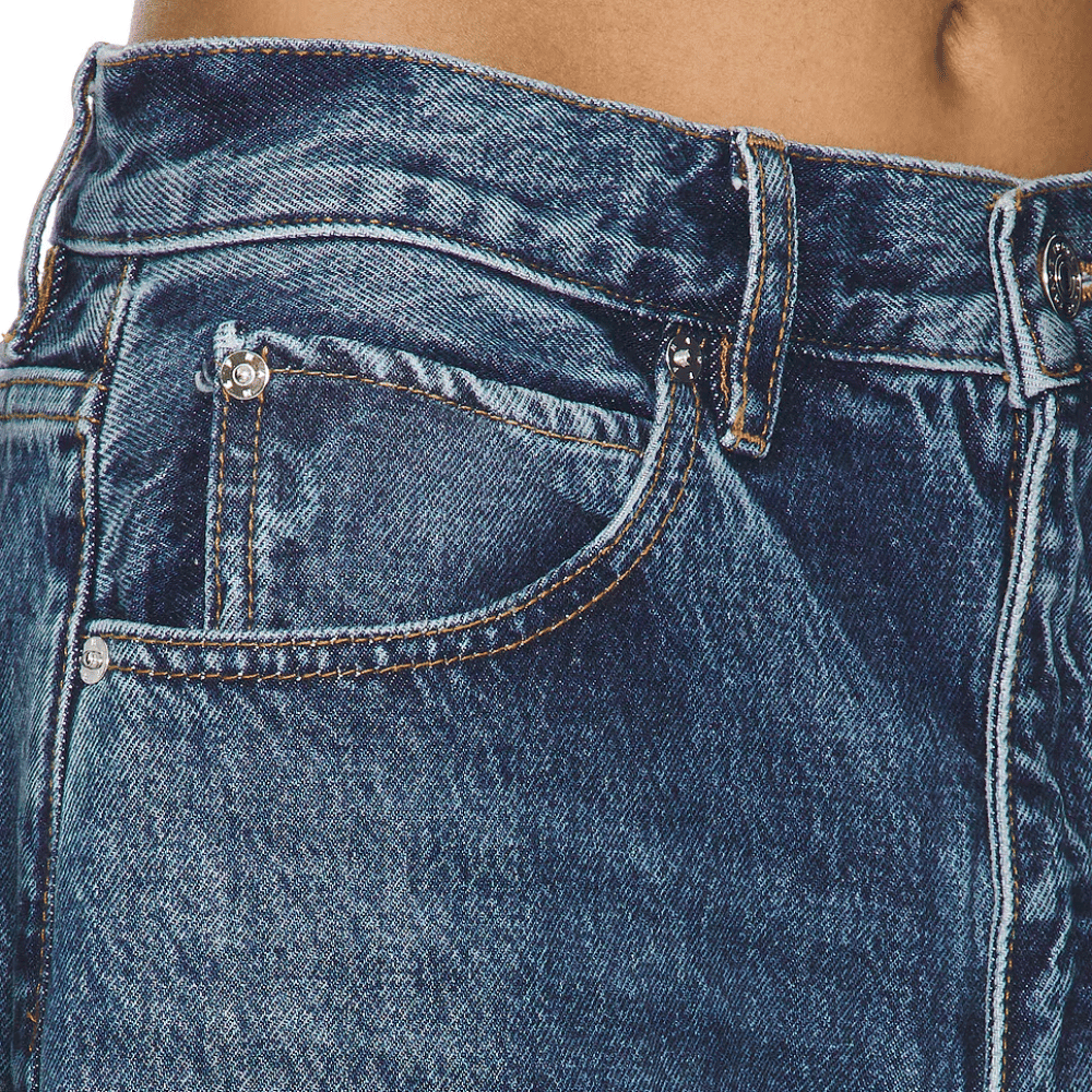 FRAME The Bubble High Rise Barrel Jeans in Westbury FRAME DENIM Designer fashion shop online and in store High End fashion boutique Sydney Australia Riada Concept