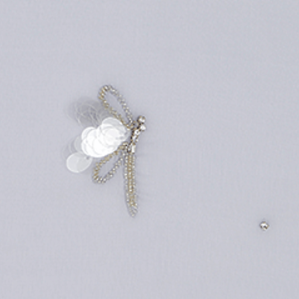 Forte Forte Carousel Des Sylphes Embroidered Voile Shirt in Light Grey FORTE FORTE Designer fashion shop online and in store High End fashion boutique Sydney Australia Riada Concept