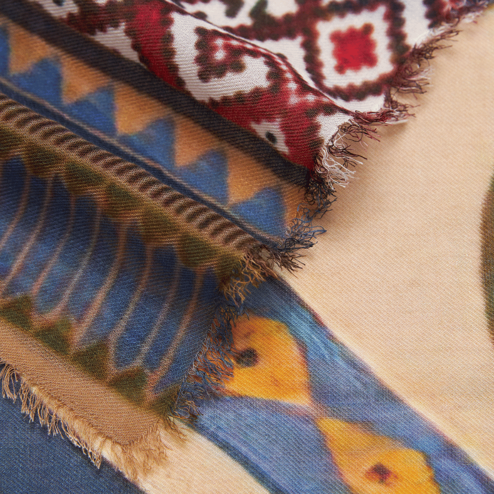 Faliero Sarti Foulard Oversized Scarf in Farm Print Shop the latest Faliero Sarti Scarves collections; printed, stylish scarfs in luxe fabrics made in Italy. Shop online & in store at Riada Concept.