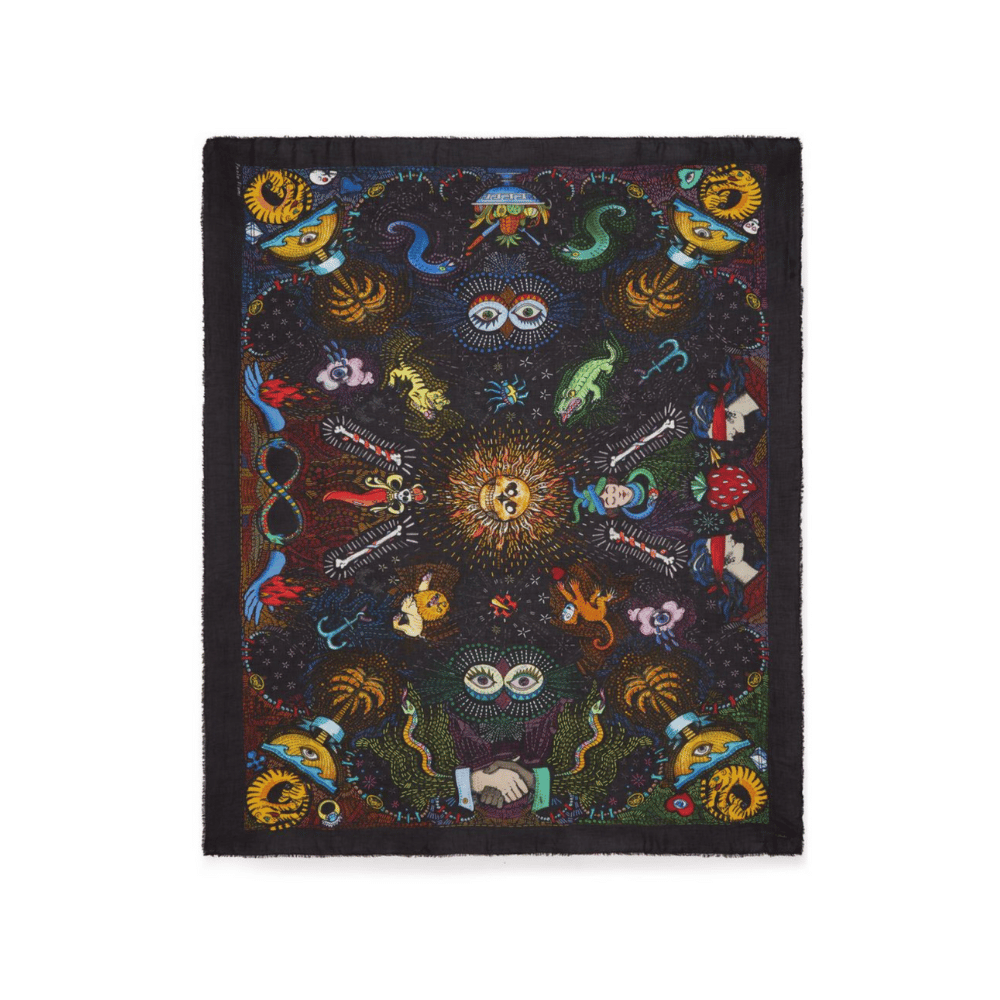 Faliero Sarti Foulard Oversized Scarf in Profeta Shop the latest Faliero Sarti Scarves collections; printed, stylish scarfs in luxe fabrics made in Italy. Shop online & in store at Riada Concept.